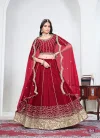 Red Colour Mehvish Vol 36 By Dani Creation Art Silk Mirror Work Embroidered Lehenga Choli 3064